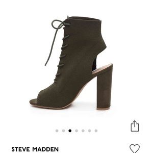 Steve Madden Peep Toe Ankle Boots